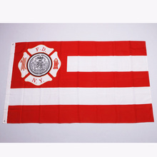 Bandera del Departamento de Bomberos de Nueva York, Bandera de poliéster 100%, 3x5 pies 2024 - compra barato