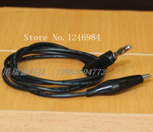 [SA]A-1107 cables de prueba de enchufe Banana de 4MM con pinzas de cocodrilo 1M de largo diámetro del cable de alimentación 0,75-50 unids/lote 2024 - compra barato