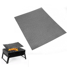 2019 New High Security Grid Non-Stick Barbecue Grilling Mats Shape BBQ Mat With Heat Resistance 30x40cm For Outdoor Activities 2024 - buy cheap