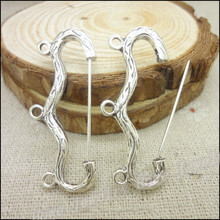 Envío Gratis Colgante de plata antigua con forma de flecha para mujer, 36 Uds., para pulseras, fabricación de joyas de Metal 2024 - compra barato