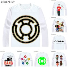 The Big Bang Theory T-Shirts Multi-style Long Sleeve Shirts Sheldon Lee Cooper Penny Green Lantern Ring Cosplay Shirt 2024 - buy cheap