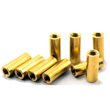 M3.5 Brass Knife screw tube Making knife Handle screw Cylindrical Nuts Connecting pipe rivet Cheese Thread 2024 - buy cheap