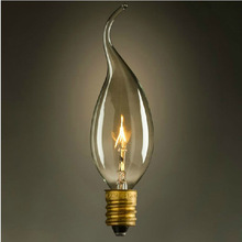 Винтажная лампа E14 с пузырьковым наконечником, 40 Вт 2024 - купить недорого
