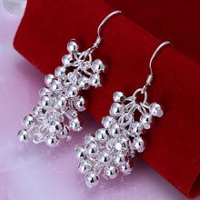 Wholesale silver plated Earring,925 Jewelry silver,Grape Beads Earrings SMTE008 2024 - buy cheap