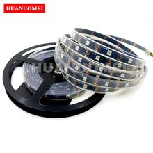 5M 30LEDs/m Addressable LED Strip HD107S(similar APA102) 5050 SMD Individually RGB Flexible Tape TV 5V Black PCB Waterproof IP67 2024 - buy cheap