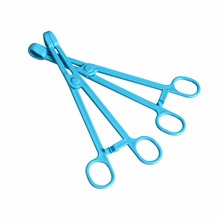 Wholesale 100 Pcs/Lot Medical Disposable Sponge Holding Surgical Forceps 19cm (plastic) 2024 - buy cheap