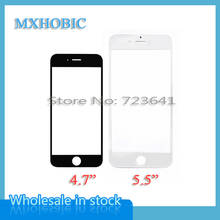MXHOBIC 10pcs/lot New High Quality Replacement LCD Front Touch Screen Glass Outer Lens for iPhone 6 6G 6S plus Black/White 2024 - buy cheap
