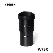 Óculos wf5x de campo amplo para microscópio estéreo com copos de borracha, tamanho de montagem, 30mm ou 30.5mm, campo de visão, lente óptica de 20mm 2024 - compre barato