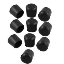 New! Black 10 Pcs 25mm Cone Shaped Dia Furniture Table Chair Rubber Foot Pads 2024 - buy cheap