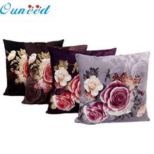 45x45cm Cushion Cover Flower Printed Dyeing Peony Sofa Bed decorative Pillow Case Cushion Cover Home Decor 2AU14 2024 - buy cheap