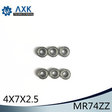 MR74ZZ подшипник ABEC-1 (10 шт.) 4*7*2,5 мм миниатюрные MR74 ZZ MR74Z шарикоподшипники L-740ZZ MR74-ZZ 2024 - купить недорого
