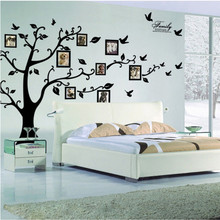 Adesivo de parede 3d árvore de foto, arte de decoração de casa 3d diy, arte de decoração, decalques para sala de estar, posteres decoração de parede do quarto, 200*250cm 2024 - compre barato