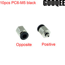 10PCS/lots  PC6-M5 6mm Pneumatic Air Tubing Connector M5mm Thread Quick Fittings 2024 - buy cheap