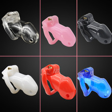 New Resin Male Chastity Cock Cages Sex Toys For Men Penis Lock Cage With 4 Rings Gay Chastity Belt device CB6000 Drop Shipping 2024 - buy cheap