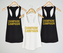 personalize glitter Champagne Campaign wedding Bride Bridesmaid tanks tops t shirts Matron of honor Bachelorette party gifts 2024 - buy cheap