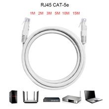 Прочный CAT5e Ethernet Lan-кабель UTP RJ 45, сетевой кабель для Cat5, совместимый Соединительный шнур для модемного маршрутизатора, Ethernet-кабель 1-5 м 2024 - купить недорого