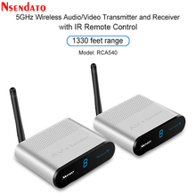 Measy AV540 5.8G Wireless AV Transmitter Receiver Audio Video TV AV Signal Sender receiver With IR Romote 400M /1330FT for sd 2024 - buy cheap