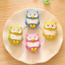 1pc Novelty 3D Owl Shape Rubber Eraser Creative Kawaii School Office Supplies Papelaria Gift For Kids Art Drawing Stationery 2024 - buy cheap