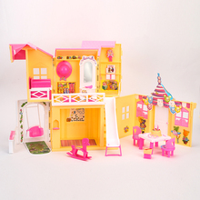 Пластиковый кукольный домик «сделай сам» для отдыха и игр, кукольный домик для куклы Келли 2024 - купить недорого