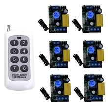 500m AC 220V 1CH 1CH 10A Wireless Remote Control Led Light Switch Radio Relay Receiver Transmitter Wireless Switch 315/433MHz 2024 - buy cheap