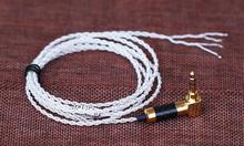 DIY провод для наушников с серебряным покрытием кабель 1,2 метра 2024 - купить недорого
