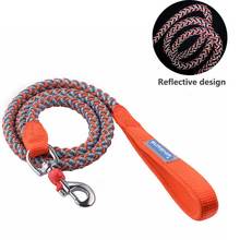 Dog Leash High Quality Nylon Reflective Training Lead collar Dog Strap Rope Traction Dog Harness Collar Lead 2024 - buy cheap