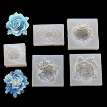 Flower Rose Silicone Mold Polymer Clay Craft Jewelry Making DIY Decorating Tool 2024 - buy cheap