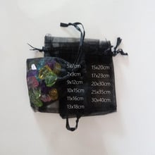 1000pcs Black Gift Bags For Jewelry Bags And Packaging Organza Bag Drawstring Bag Wedding/Woman Travel Storage Display Pouches 2024 - buy cheap