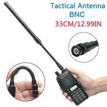 Gooseneck BNC Tactical Antenna Dual Band VHF UHF 144/430Mhz Foldable for Kenwood TK308 TH28A TH42AT Icom IC-V80 IC-V82 Walkie Ta 2024 - buy cheap