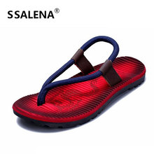 Summer Men Flip Flops Bathroom Slippers Men Casual Comfortable Shoes Fashion Summer Beach Sandals Size Eu 39-44 AA20109 2024 - buy cheap