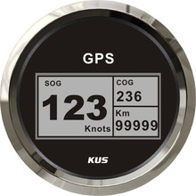 85mm digital GPS speedometer, speedo GPS speedometer for car truck universal motorcycle black faceplate 12V/24V 2024 - buy cheap
