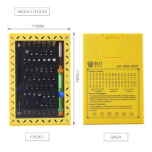 Kit de 63 em 1 para conserto profissional, conjunto de chaves de fenda magnéticas multifuncionais para iphone, mac e notebook 2024 - compre barato