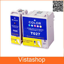 1Set Ink cartridge  For Epson T026 T027 For Epson Stylus Photo 810 820 830U Printer 2024 - buy cheap