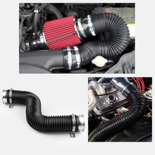 3" Multi Flexible Adjustable Car RAM/COLD Air Intake Piping Turbo Duct Inlet Hose 2024 - buy cheap