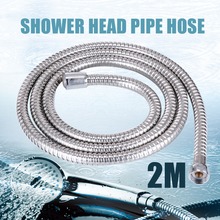 2m Stainless Steel Flexible Chrome Shower Hose Bathroom Heater Water Head Pipe For Bath Accessories 2024 - buy cheap