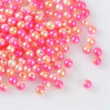 10mm 100pcs Mixed Pearl Beads Acrylic Spacer Ball Round Beads Fit Jewelry Handmade DIY 2017 New YKL0555-10 2024 - buy cheap