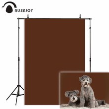 Dark chocolate brown photography backdrop solid color pure background photo studio photocall portrait photoshoot 2024 - buy cheap