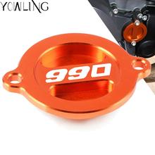 Motorcycle CNC Aluminium Engine Oil Fuel Filter Cover Tank Cap For 990 Adventure r 990 adv 2009 2010 2011 2012 2013 2024 - buy cheap