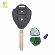 KEYECU 2 Button Replacement Remote Car Key Fob 314.3MHz G for Toyota Yaris 2011-2014 FCC ID:B41TH , Free programming 2024 - buy cheap