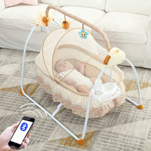 Multifunctional Baby Cribs Intelligent Electric Portable Baby Bed Infant Music Rocking Chair Sleepy Artifact Nidos Para Bebes 2024 - buy cheap