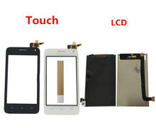 4.0 Inch For Huawei Ascend Y360 Y336 Y3C LCD Display With Touch Screen Digitizer Sensor Black White Color With Tape 2024 - buy cheap