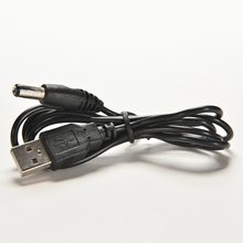 Cabo usb 2.0 para dc de 5.5mm x mm 80cm, preto, cabo de alimentação, acessórios de linha de dados eletrônica, 1 peça 2024 - compre barato