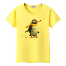 BGtomato lovely penguin tshirt women cartoon shirts hot sale cute t-shirt women kawaii tee shirt femme harajuku tops modis 2024 - buy cheap