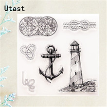 Anchor Sailing Clear Silicone Stamps /Transparent Rubber Stamp for DIY Scrapbooking /Photo Album Decorative Craft Making 2024 - buy cheap