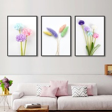Fashion Home Decoration Spray Paintings Scandinavian Minimalist Flowers Canvas Posters and Prints Living Room Wall Art Pictures 2024 - buy cheap