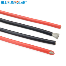 100 Meters/Roll High Quality 12 AWG Super Soft And Flexible Silicone Rubber Wire Cable Black/Red Solar 2024 - buy cheap