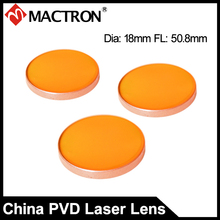 Máquina láser China PVD ZnSe lente Co2 lente de enfoque láser/Espejo y lente, diámetro 18 MM, enfoque 50,8 MM 2024 - compra barato