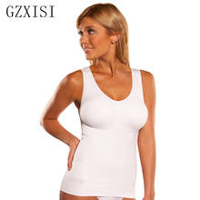 Plus Size Genie Bra Cami Tank Top Women Body Shaper Removable Bra Shaper Underwear Slimming Vest modeling strap Corset Shapewear 2024 - buy cheap