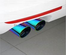 For MAZDA CX5 2013 2014 2015 Stainless Steel Exhaust Tip Tail Pipe Muffler Exterior Accessories Car Styling 2PCS per set 2024 - buy cheap