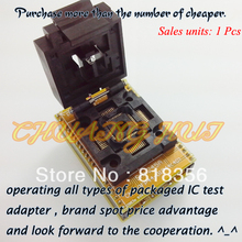 QFP44 к DIP44 программатор адаптер FPQ-44-0.8-19 FPQ44/QFP44 IC тестовая розетка 0,8 мм Размер 12x12мм 2024 - купить недорого